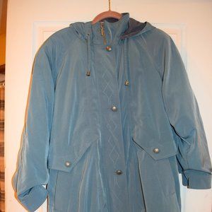 Overbrook Ladies Jacket, Size L, Moss green, hooded, lined